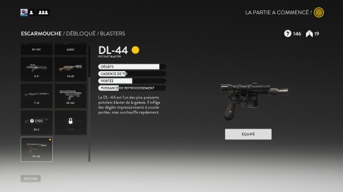 Le DL-44 ne fait pas le bon joueur. Pourquoi dis-je ça ? PARCE QUE !!!!
