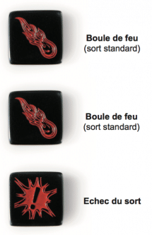 dés arxpell détail faces
